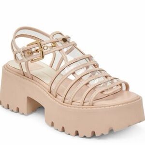 Dolce Vita Latice Crystal Vinyl Strappy Sandals